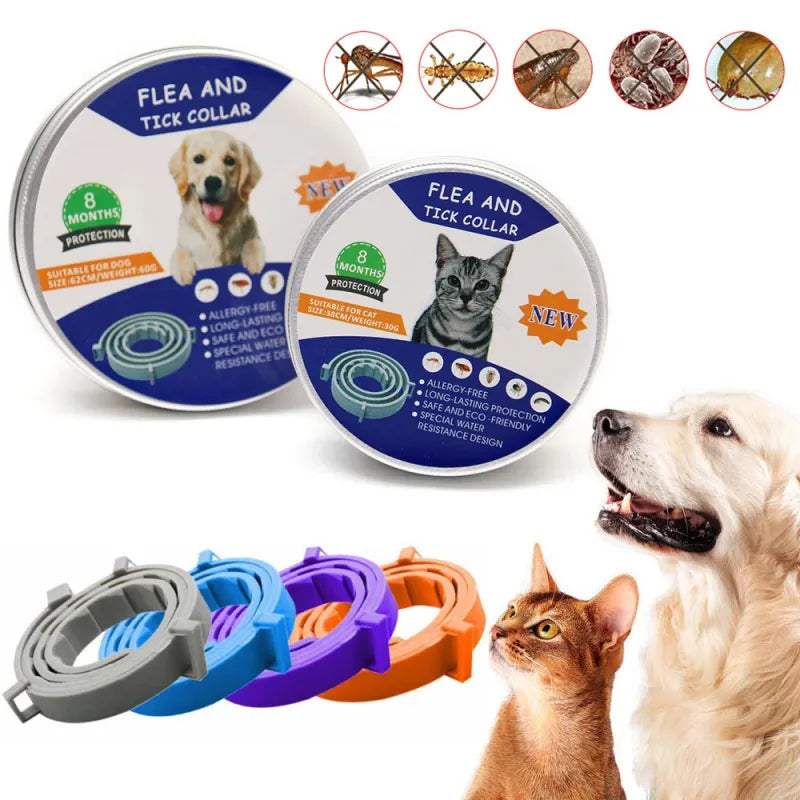 Anti-Flea Cat & Dog Collar - Natural Protection