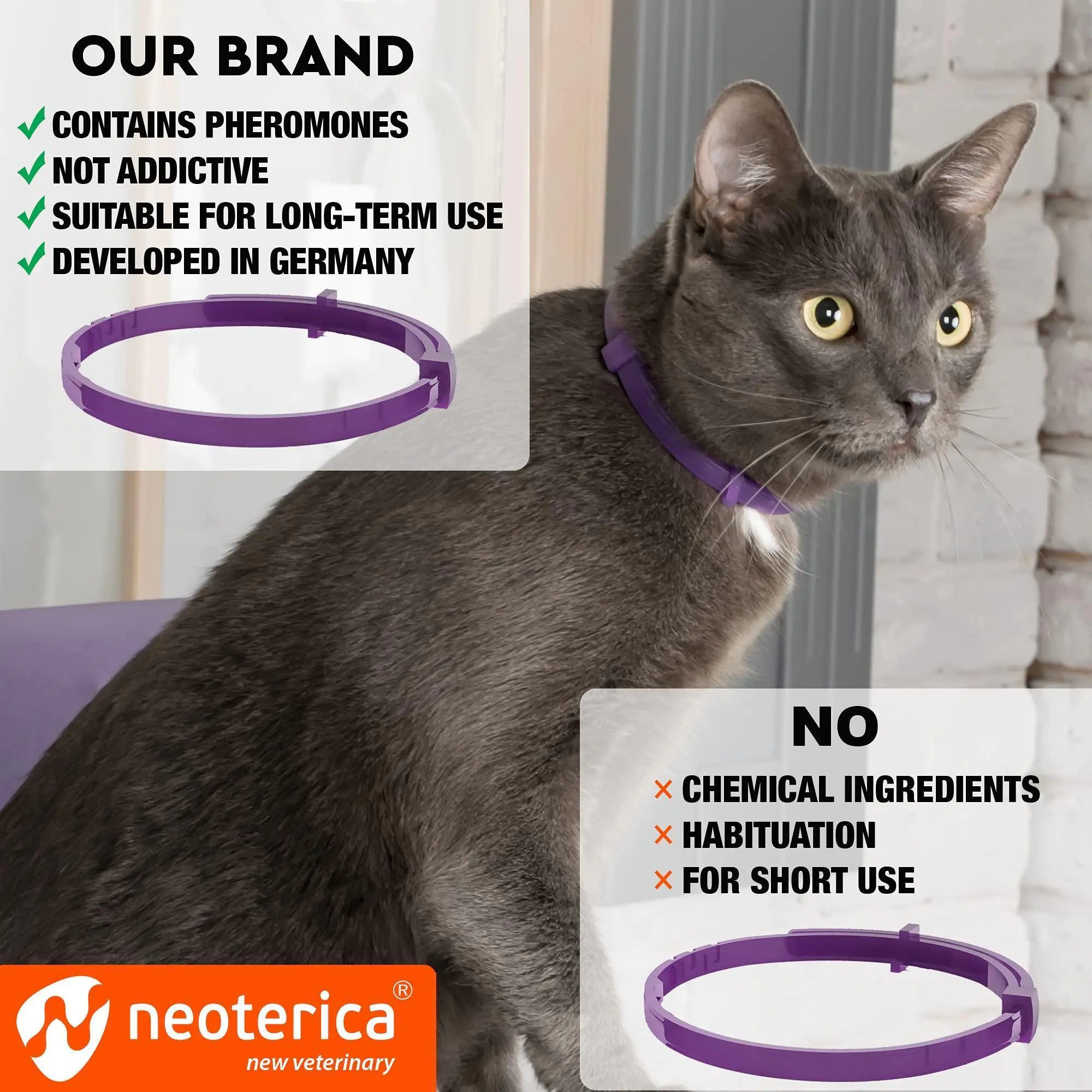 Cat Calming Collar, Anti-Anxiety Collar